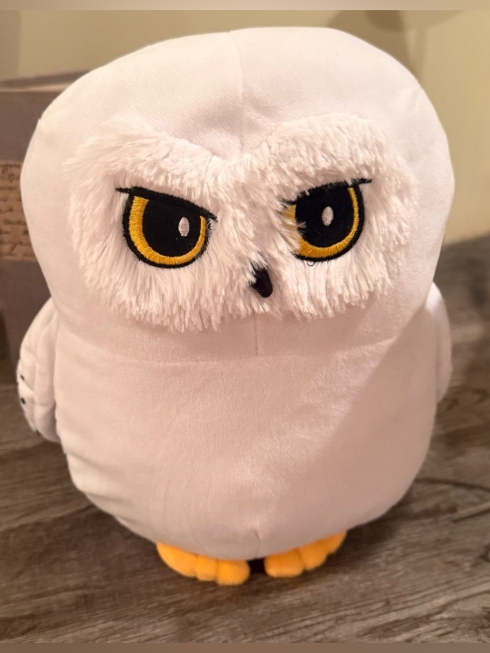Harry Potter Hedwig Owl Plush Wizarding World White Snowy Owl 10”